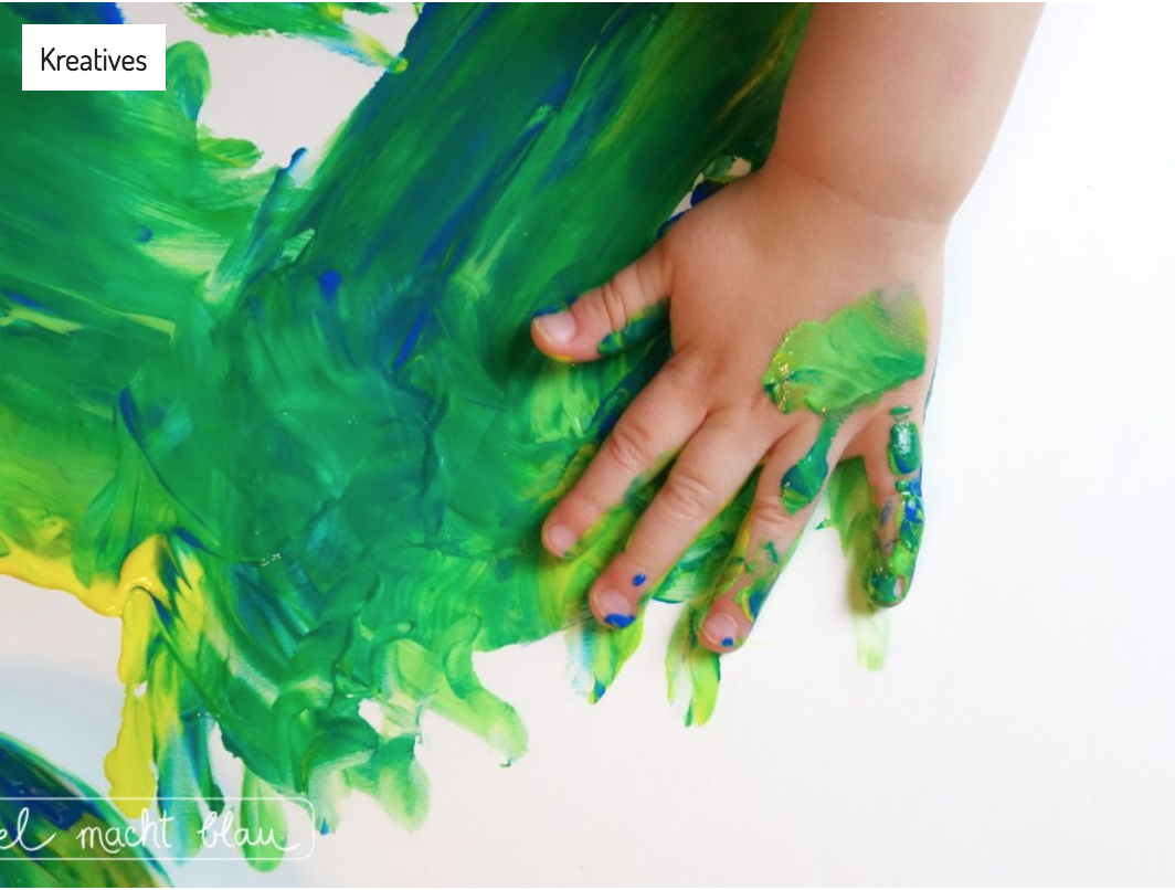 Kooperation mit Gerstaecker - Malen mit Kleinkindern