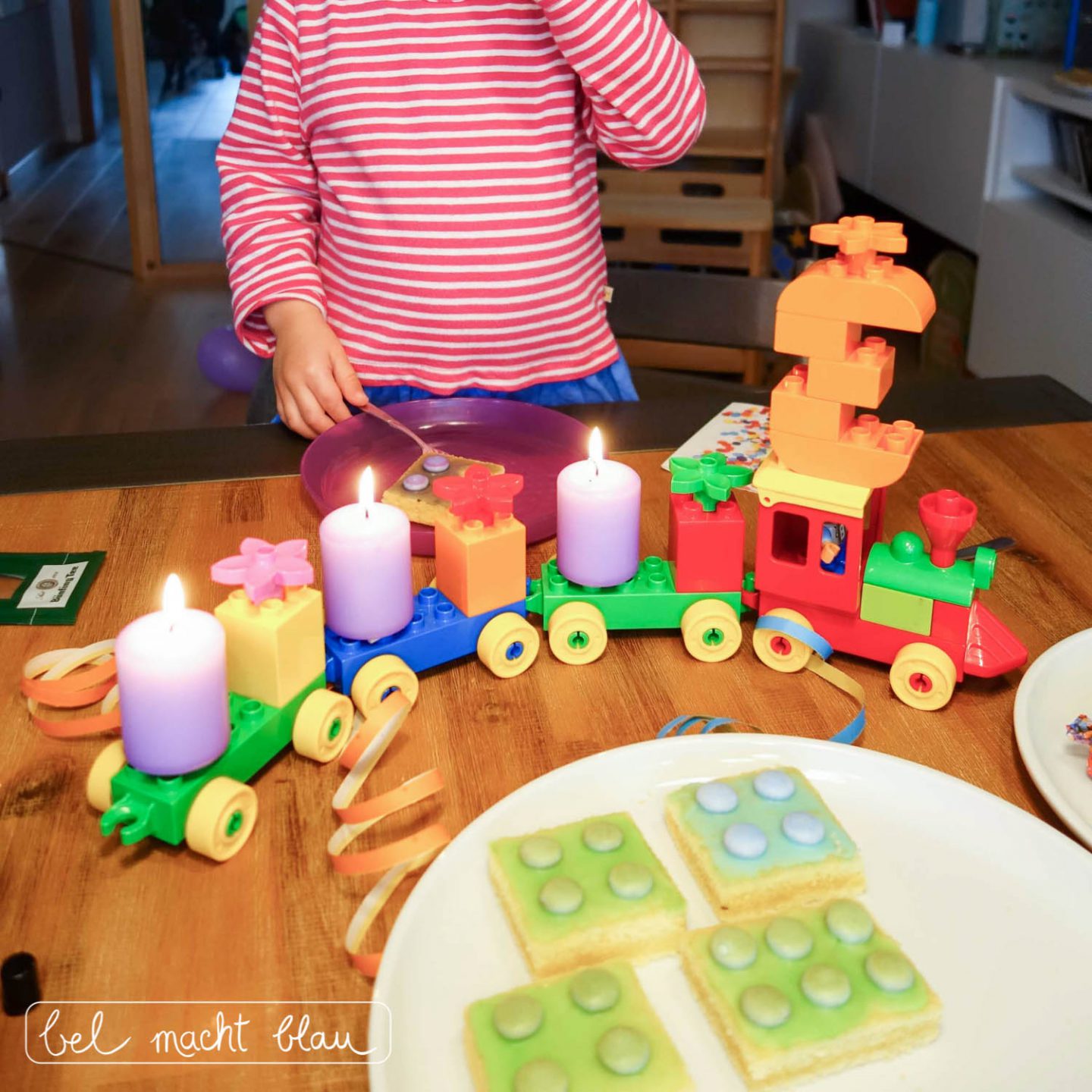 Lego duplo Zahlenzug zum 3. Geburtstag - Ideen für einen Lego duplo Kindergeburtstag