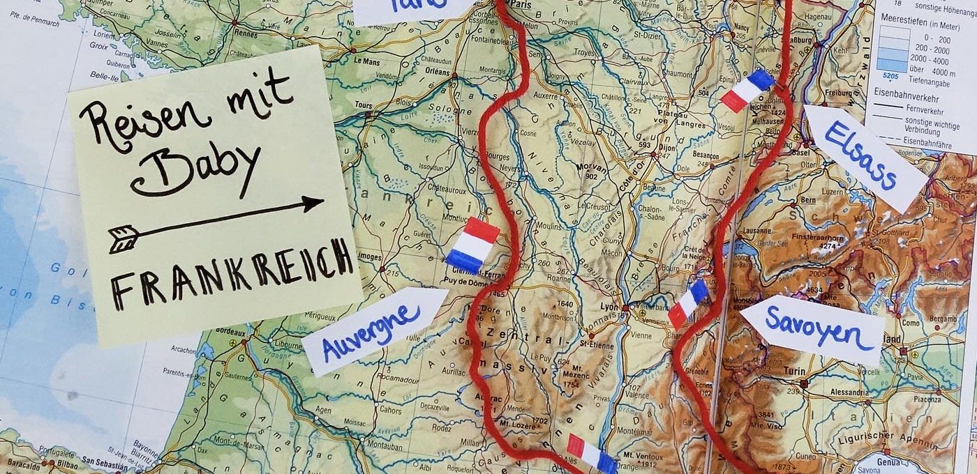 Reisen mit Baby - Rundreise durch Frankreich