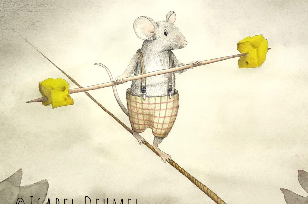 Mäusezirkus - Illustration von Isabel Dehmel