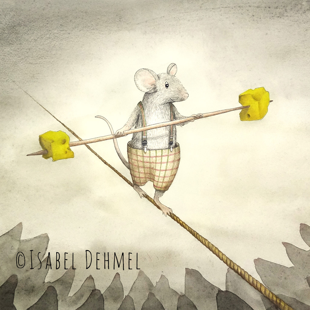 Mäusezirkus - Illustration von Isabel Dehmel