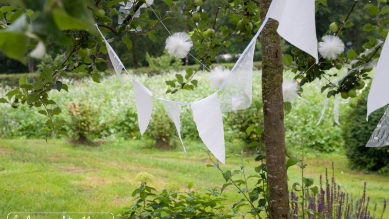 Wimpelkette und Girlanden selbermachen - vier tolle DIY-Ideen für Hochzeitsgirlanden